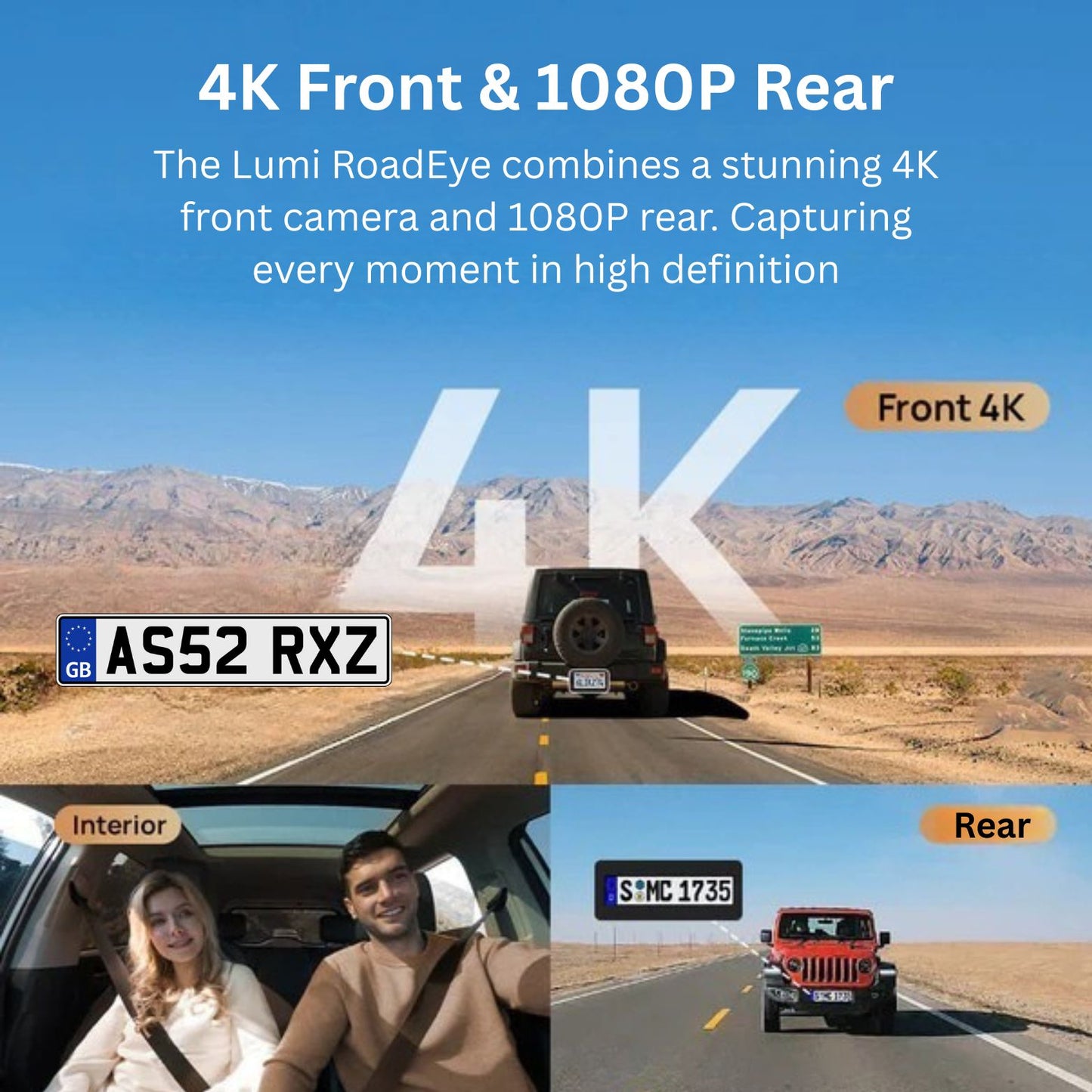 Lumi RoadEye - 4K Dashcam