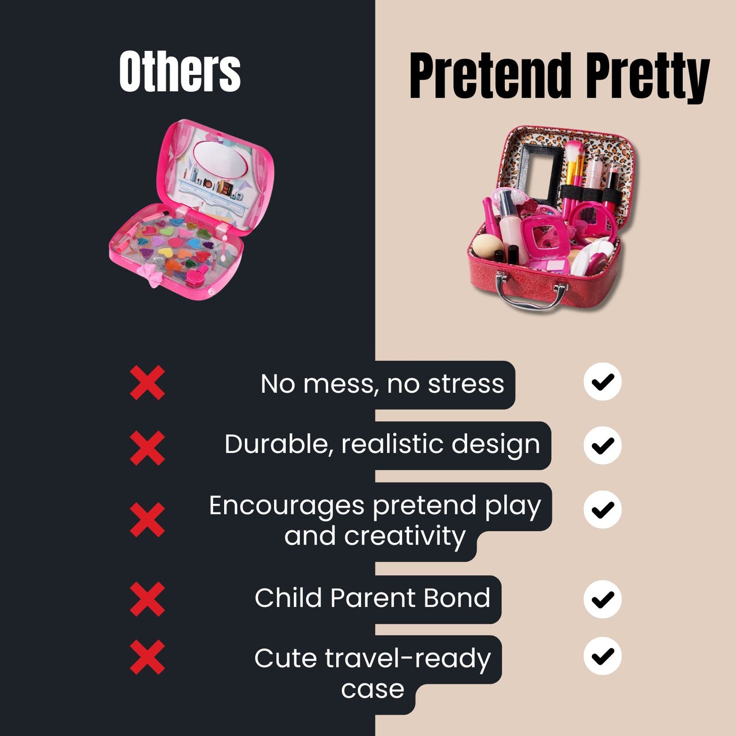 Pretend Pretty Makeup Set for Kids