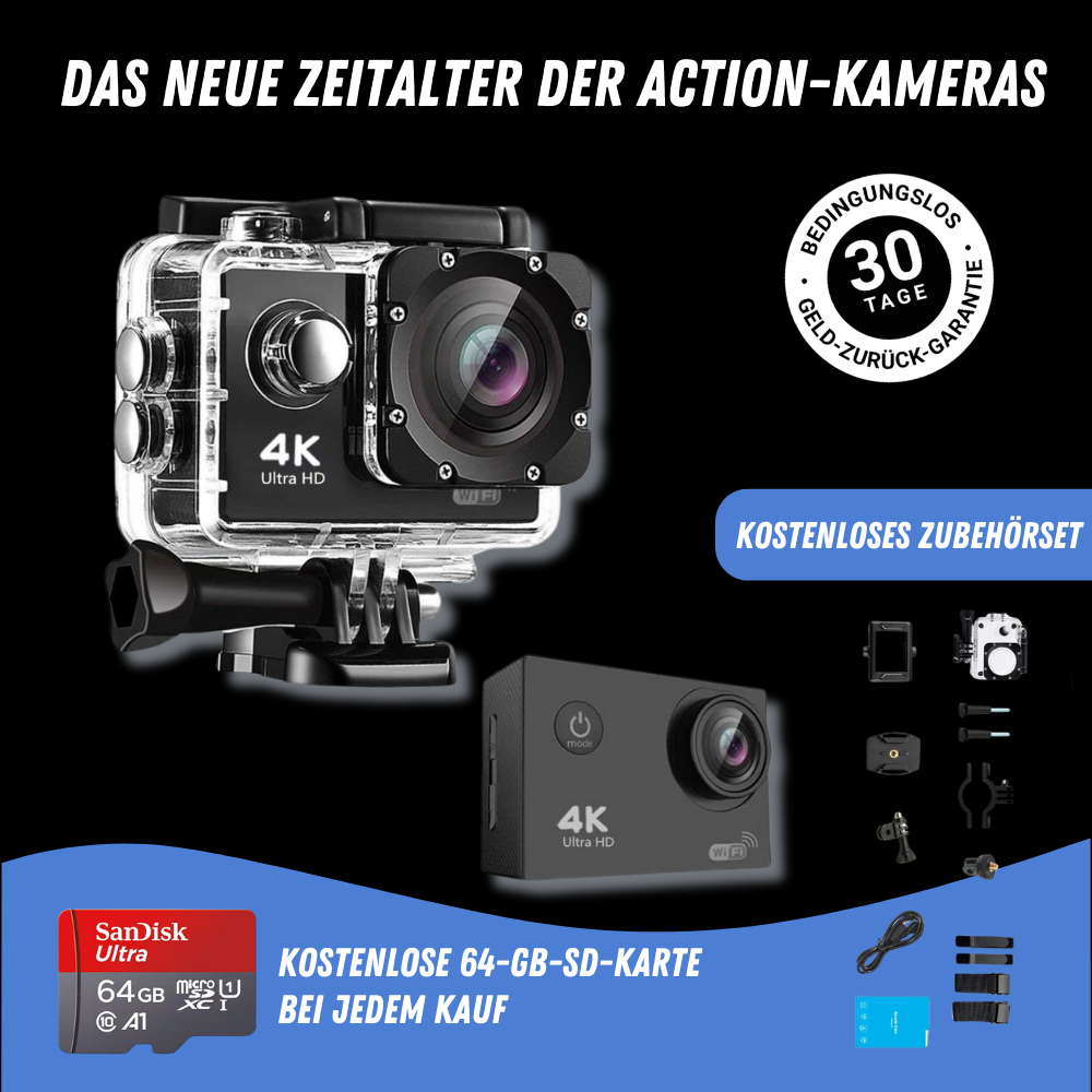 Lumi Ultra 4K Pro™ - Die Ultimative Outdoor-Action-Kamera